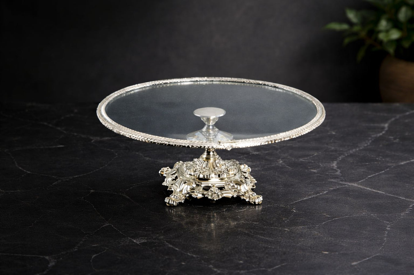 Luxury Gold Vintage Wedding Cake Stand, Pedestal Dessert Display, Gift Decor