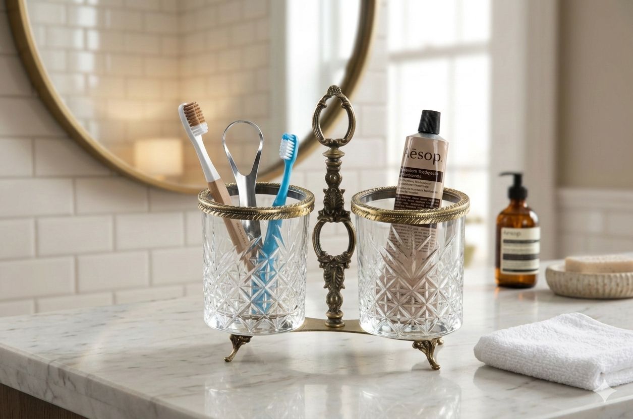 Crystal Toothbrush Holder
