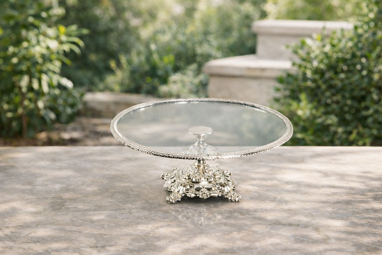 Luxury Gold Vintage Wedding Cake Stand, Pedestal Dessert Display, Gift Decor